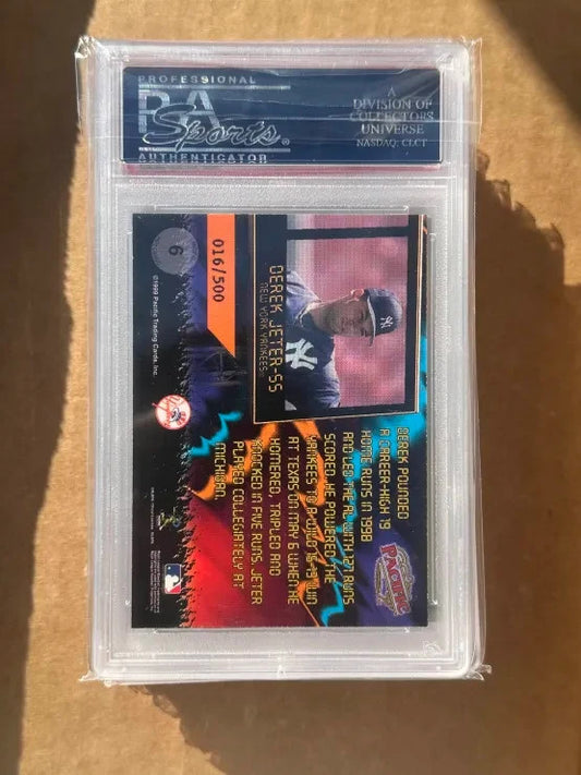 Derek Jeter 1999 Pacific HOT CARDS #6  /500 PSA 10 POP 1 GEM MINT