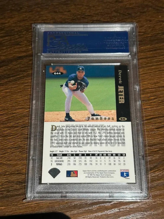 1994 Collectors Choice Gold Signature Derek Jeter #644 PSA 10 GEM MINT TOUGH