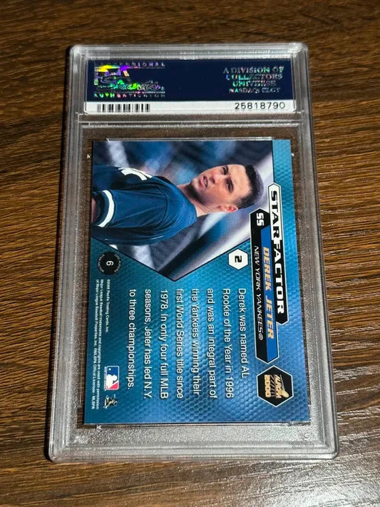 2000 Pacific Aurora Star Factors Derek Jeter New York Yankees Rare PSA 10 POP 2