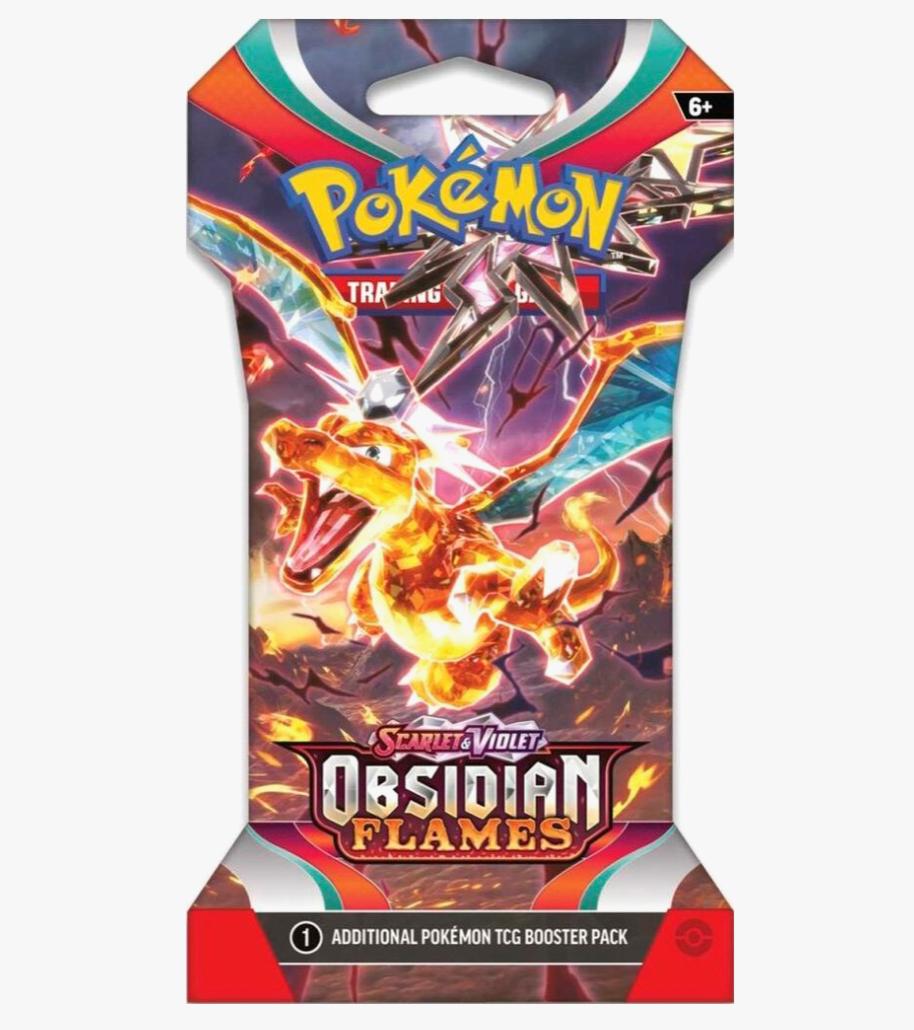 Obsidian Flames Sleeved Booster Packs