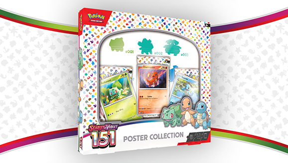 Pokemon TCG Scarlet & Violet 151 Poster Collection Box