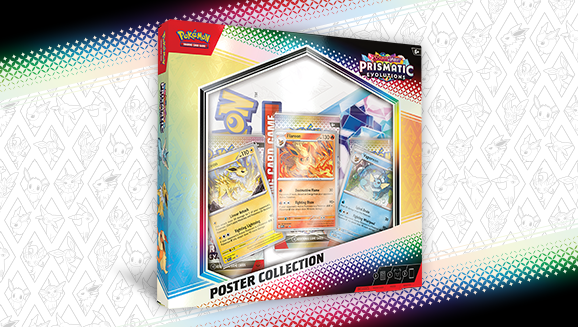 Pokemon TCG Scarlet & Violet Prismatic Evolutions Poster Collection Box