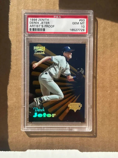 1996 Pinnacle Zenith Derek Jeter #93 PSA 10 GEM MT ARTIST'S PROOF POP 11