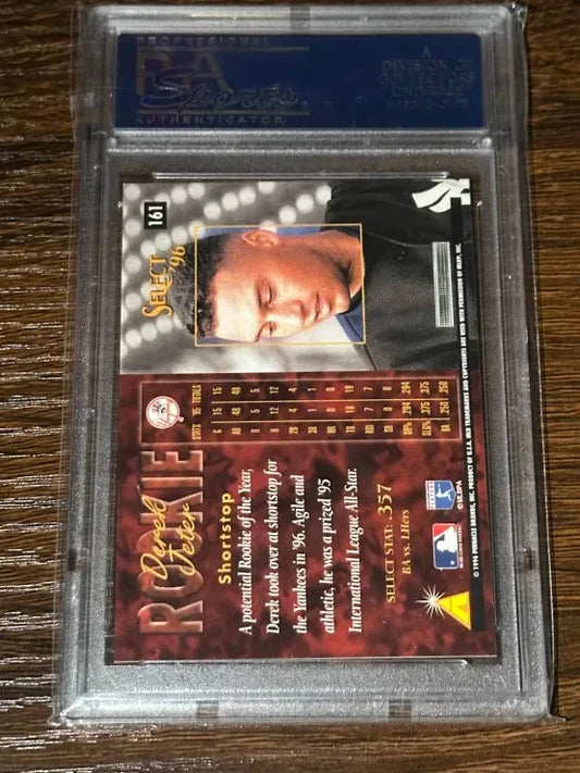 1996 PINNACLE SELECT ARTIST'S PROOF ROOKIE #161 DEREK JETER /432 PSA 10 GEM MINT