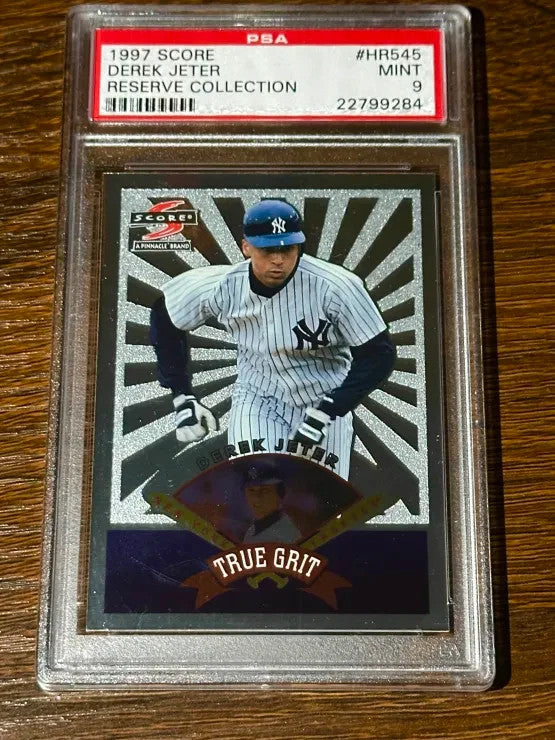 1997 Score Hobby Reserve HR545 DEREK JETER PSA 9 IMPOSSIBLE