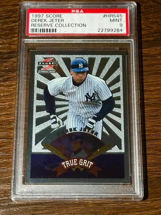 1997 Score Hobby Reserve HR545 DEREK JETER PSA 9 IMPOSSIBLE