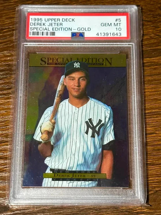 1995 Upper Deck Special Edition Gold Derek Jeter Rookie Card PSA 10 Gem Pop 11