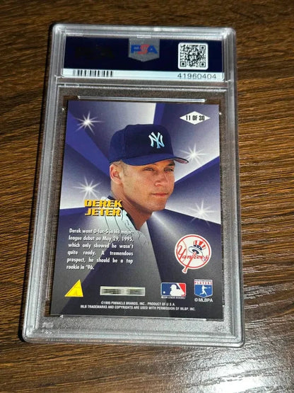 1996 SCORE DIAMOND ACES DIAMOND ACES #11 DEREK JETER ROOKIE RC PSA 10