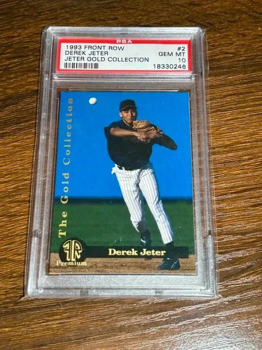 1993 Front Row Premium The Gold Collection Series 2 Derek Jeter PSA 10 Rookie RC