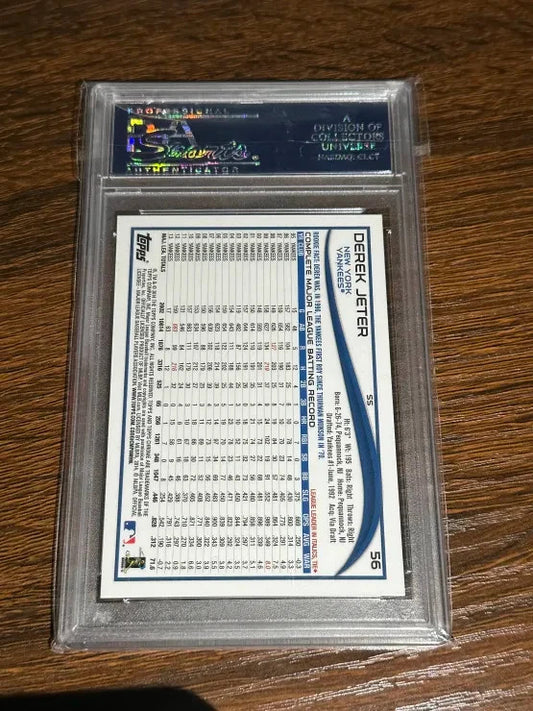 2014 Topps Chrome Derek Jeter Walking out Variation SSP Psa 10 LOW POP