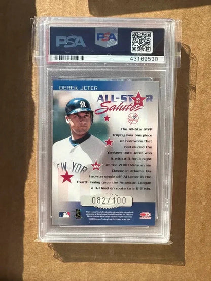 2002 Donruss Elite All-Star Salutes Century /100 AS10 DEREK JETER PSA 10 POP 1