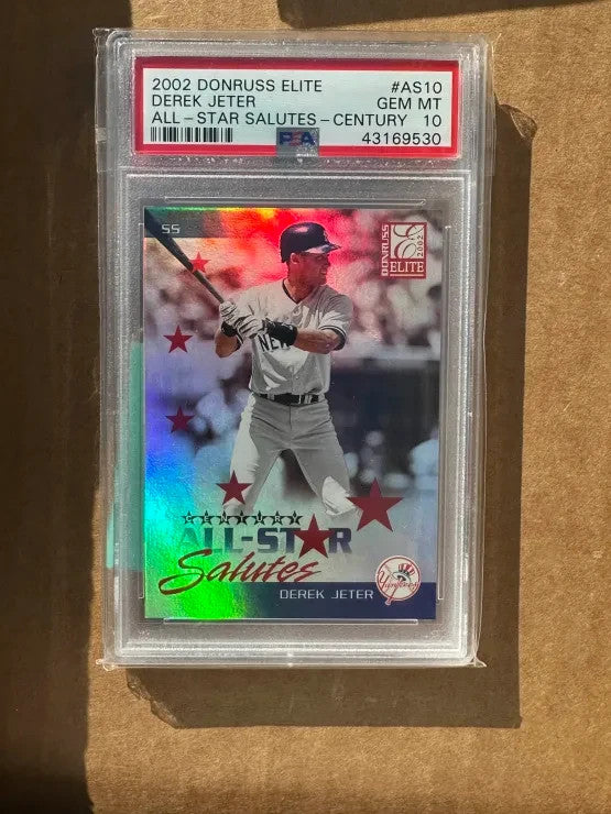 2002 Donruss Elite All-Star Salutes Century /100 AS10 DEREK JETER PSA 10 POP 1