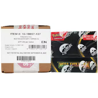 Pokemon Mega Evolution Enhanced Booster 6-Box Case