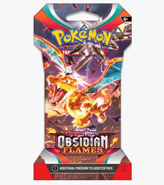 Obsidian Flames Sleeved Booster Packs