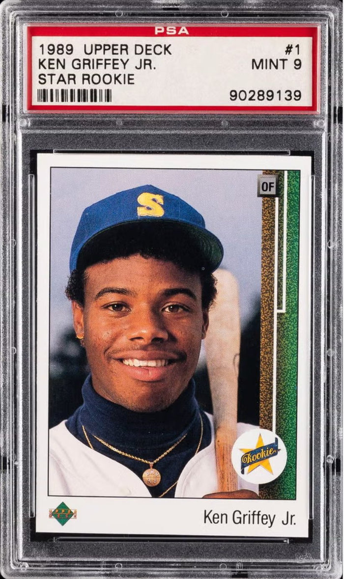 1989 Upper Deck #1 Ken Griffey Jr. · PSA 9