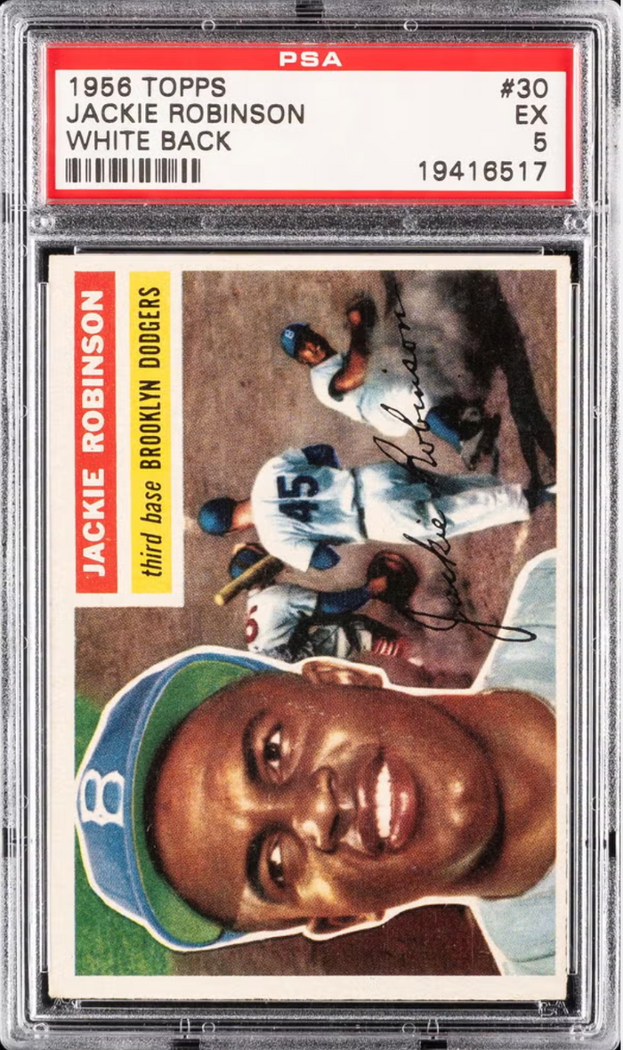 1956 Topps #30 Jackie Robinson · PSA 5