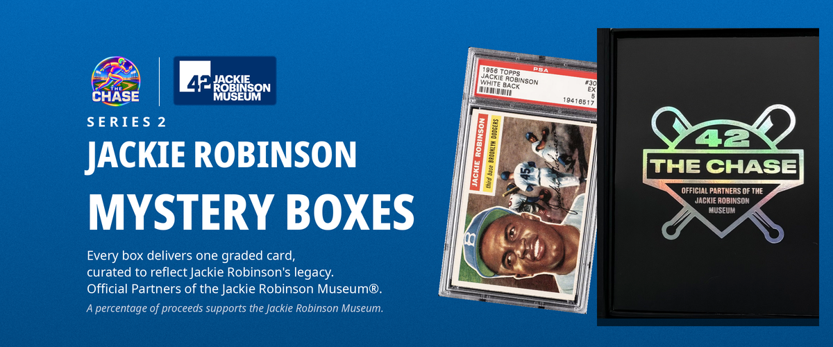 Chase x Jackie Robinson Museum mystery boxes hero banner