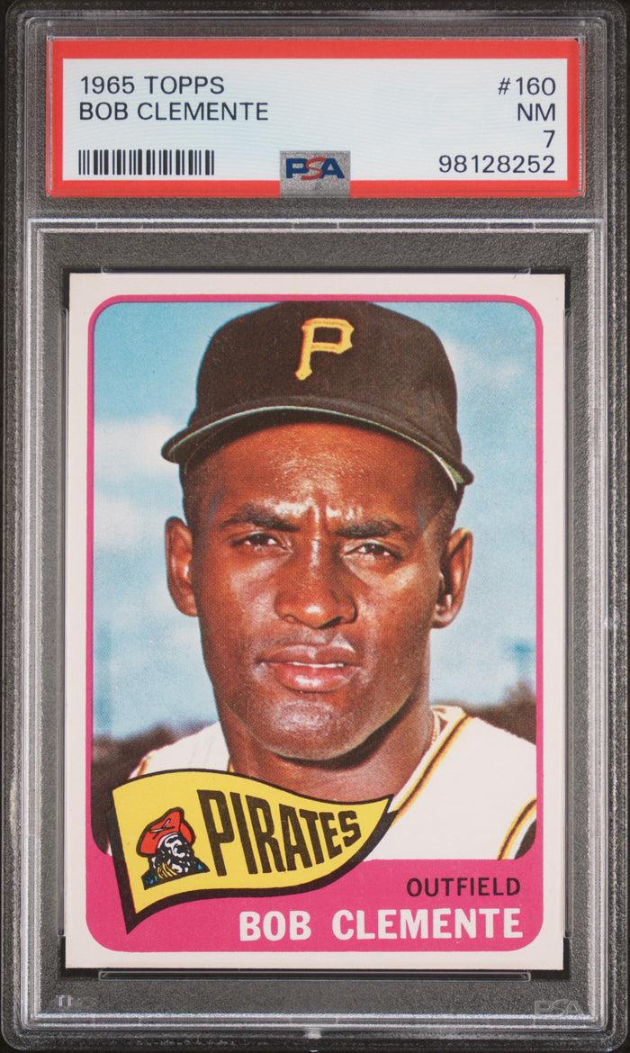 1965 Topps #160 Bob Clemente · PSA 7