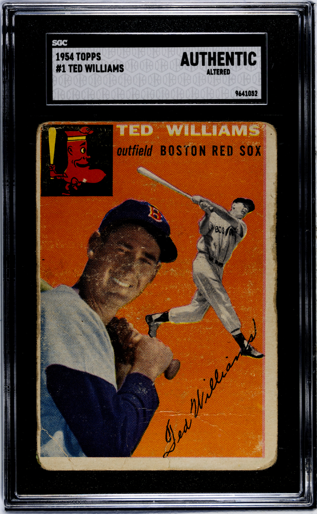 1954 Topps #1 Ted Williams · SGC Authentic